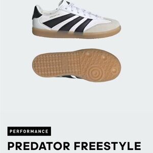 Adidas Predator Freestyle Sneakers - White and Black